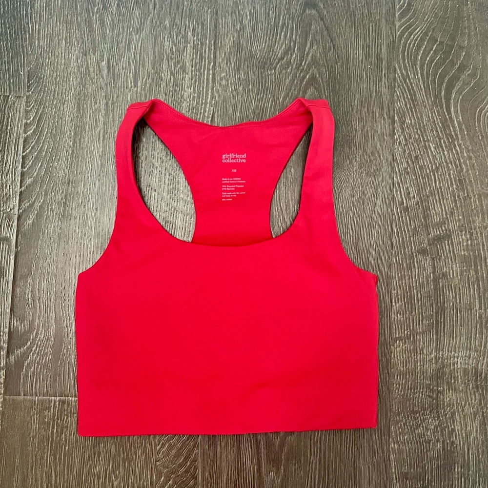 Girlfriend red paloma bra